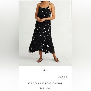 Chan Luu ISABELLA DRESS CAVIAR